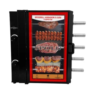 Assador a Gás 5 Espetos Rotativos Spolu Spl-600 Spogrill