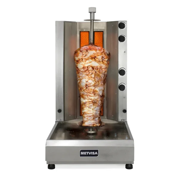 Assador de Churrasco Grego Metvisa Elétrico 4 Queimadores 220v Acge.4 - Imagem 6