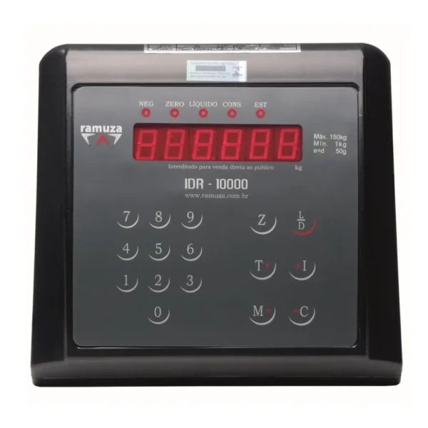 Balança Açogueiro Digital 150kg/50g Inox Sem Bateria Tendal - Imagem 2