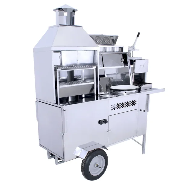 Carrinho 4 Em 1 de Churrasco, Hot-dog, Pastel e Batata Frita R2 66853 - Imagem 4