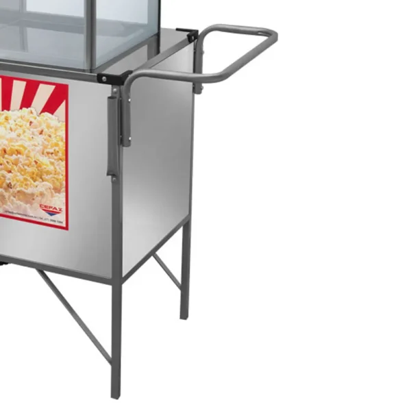 Carrinho de Pipoca Simples Inox Com Toldo L32rb/t Cefaz - Imagem 3