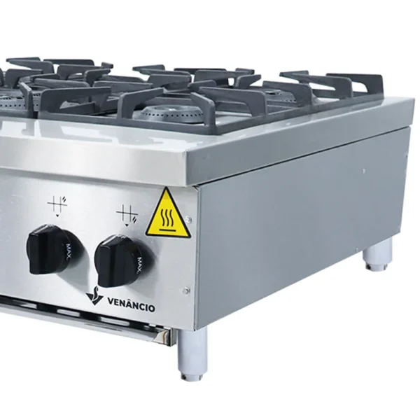Fogão Industrial Venâncio de Mesa 6 Bocas Don Bidone Fdb6m - Imagem 3