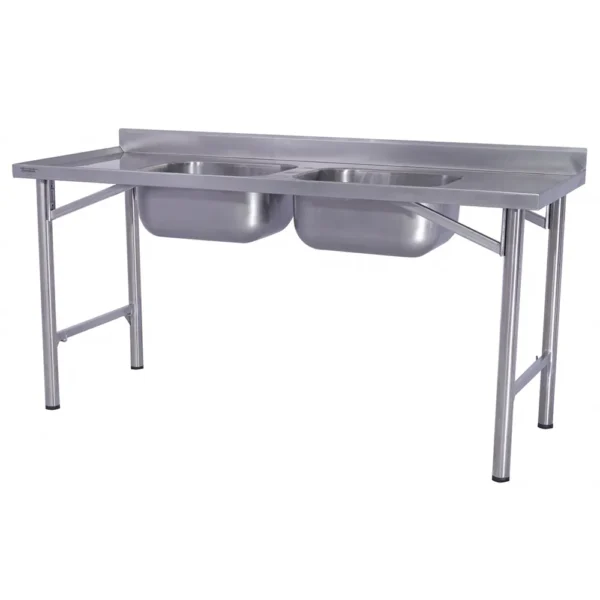 Pia Industrial Benfati Inox 304 150x70cm Com 2 Cubas 643